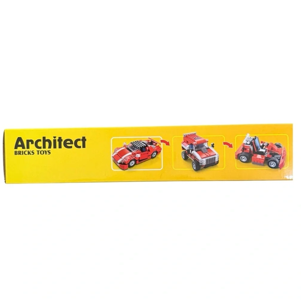 4/$25 Architect Building Brick Car Super Speedster 23 Models in 1 NIB